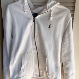 White Polo Hoodie